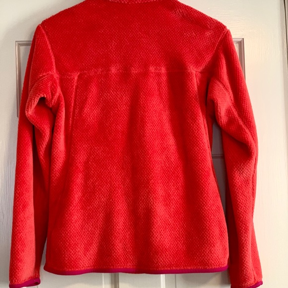 Patagonia Tomato Red Fleece Pull Over M - Picture 2 of 8